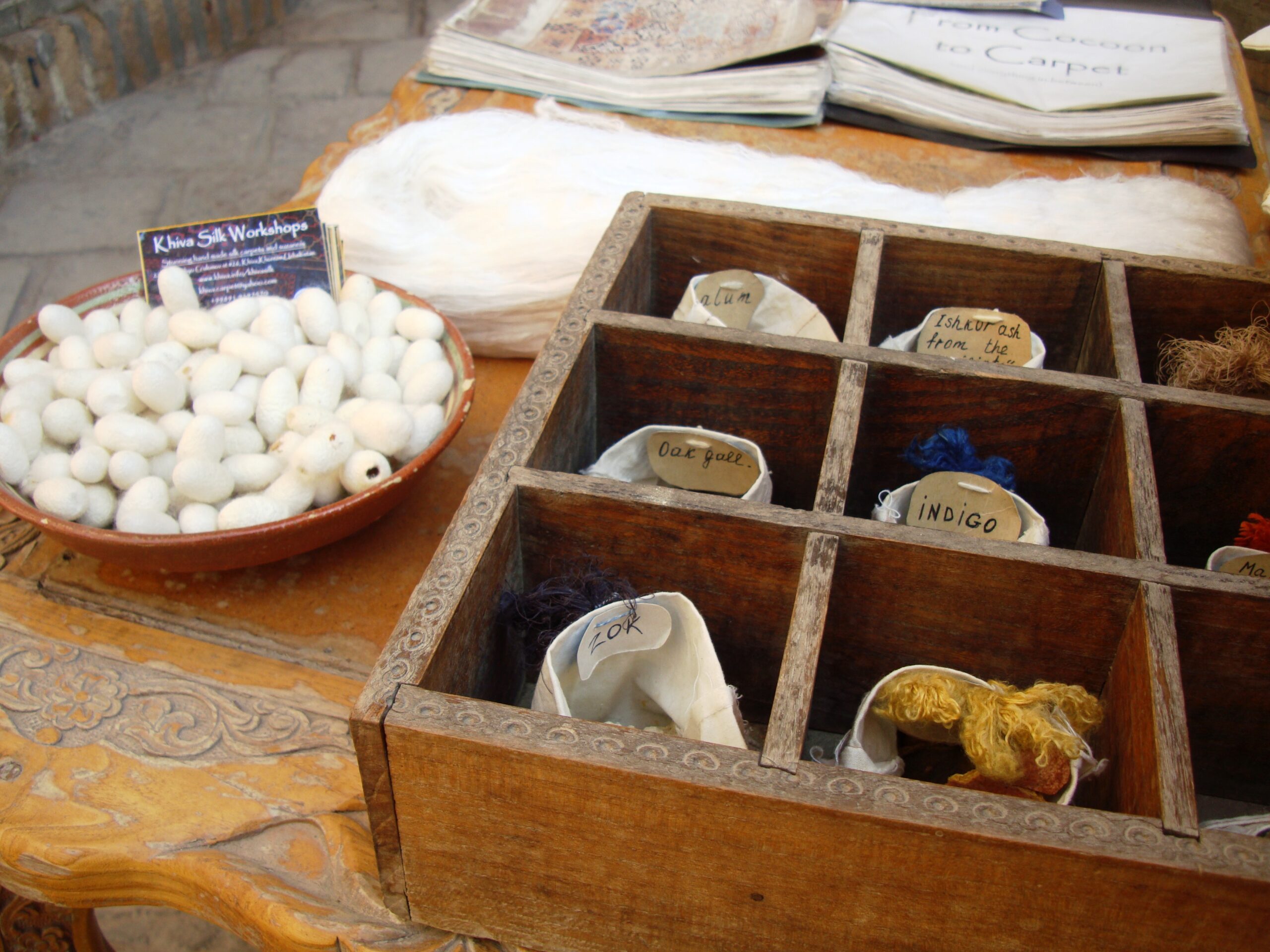 artisanat Khiva soie