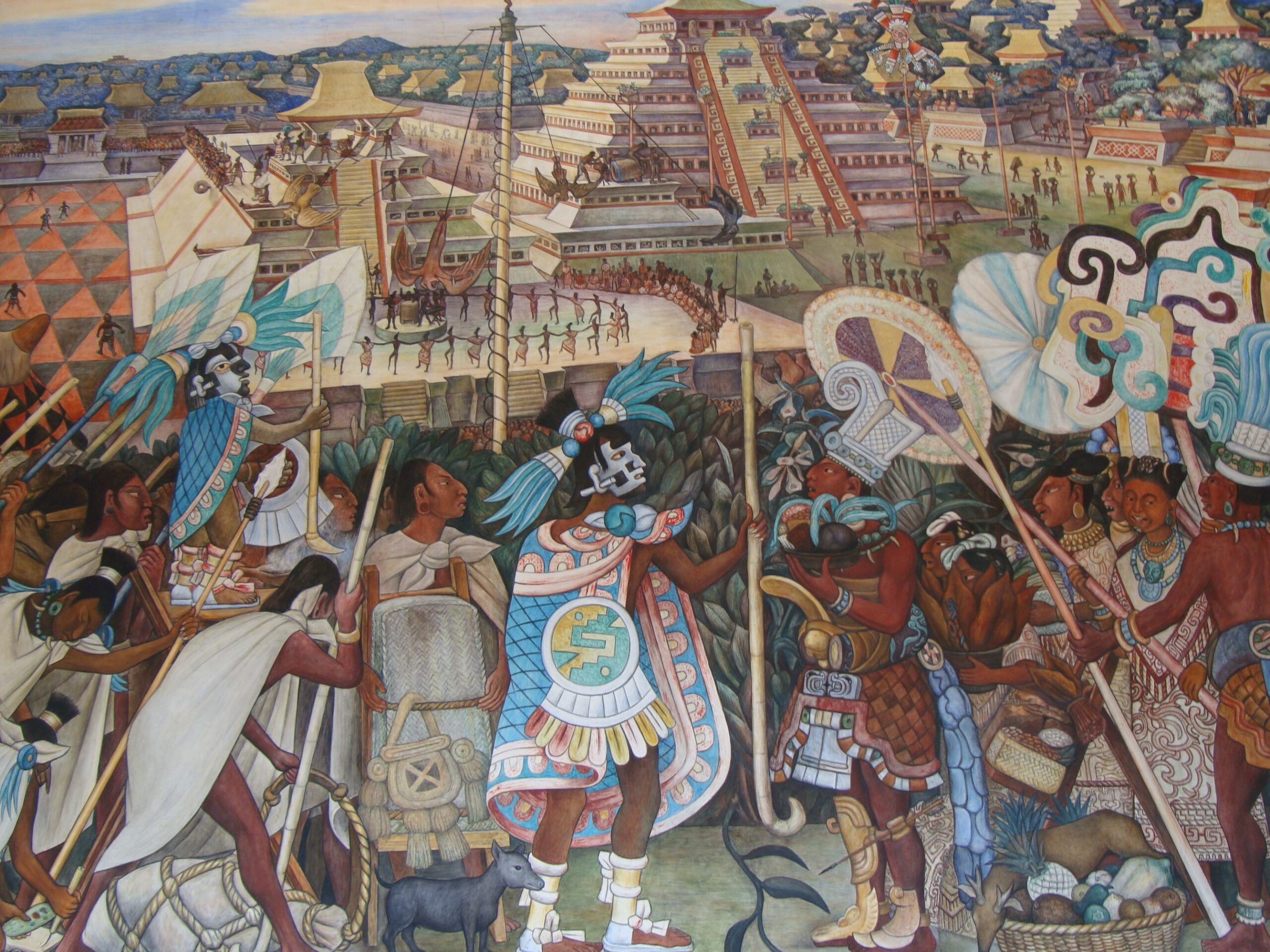 Palacio Nacional Mexico Fresque