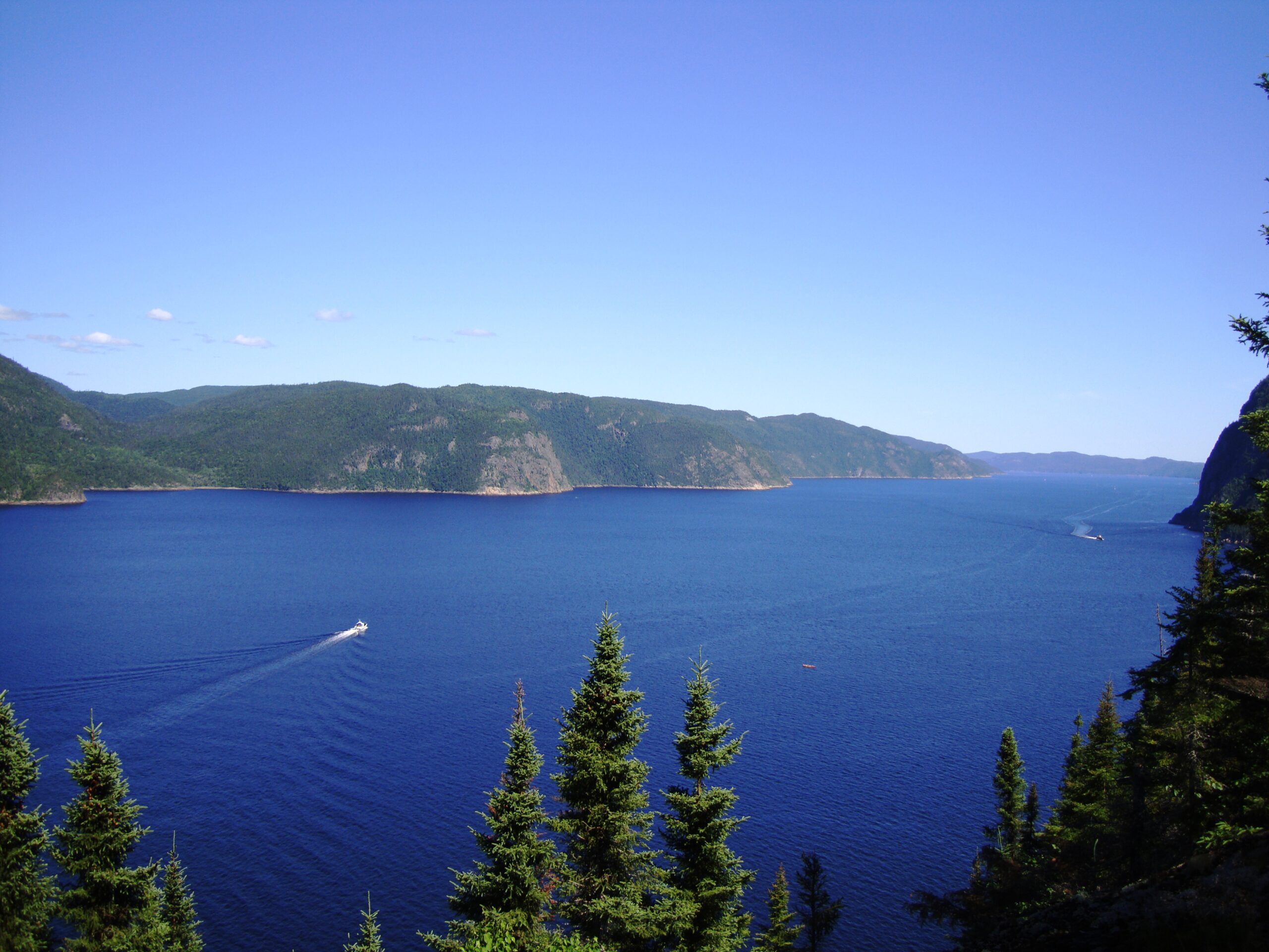 Vue Fjord Saguenay lookout