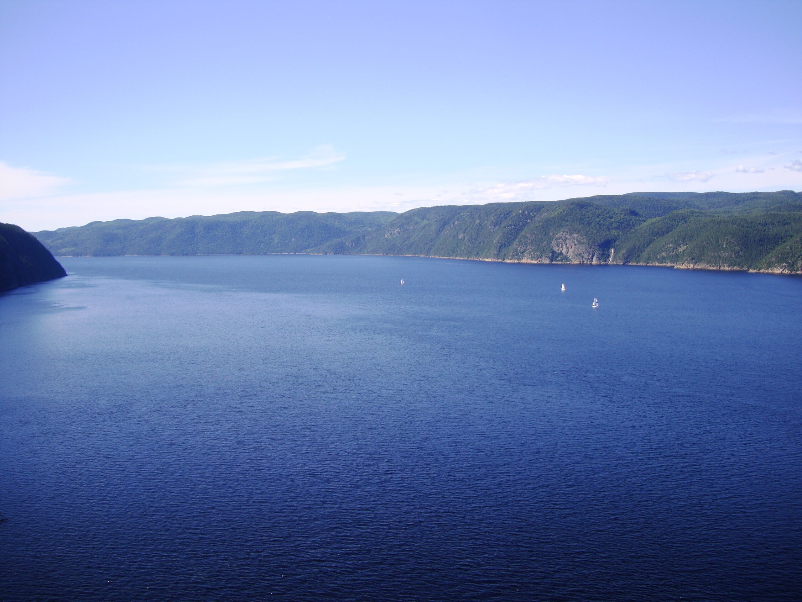 Vue Fjord Saguenay lookout