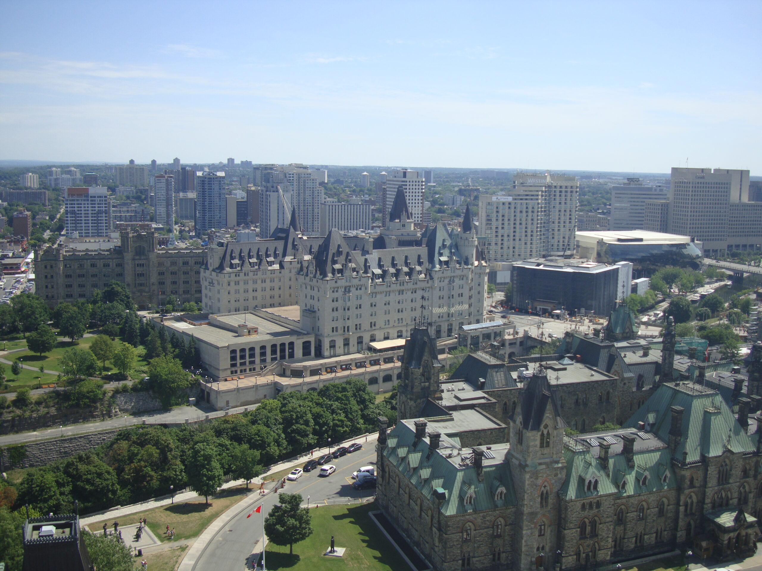 Ottawa Tour Paix Parlement panorama