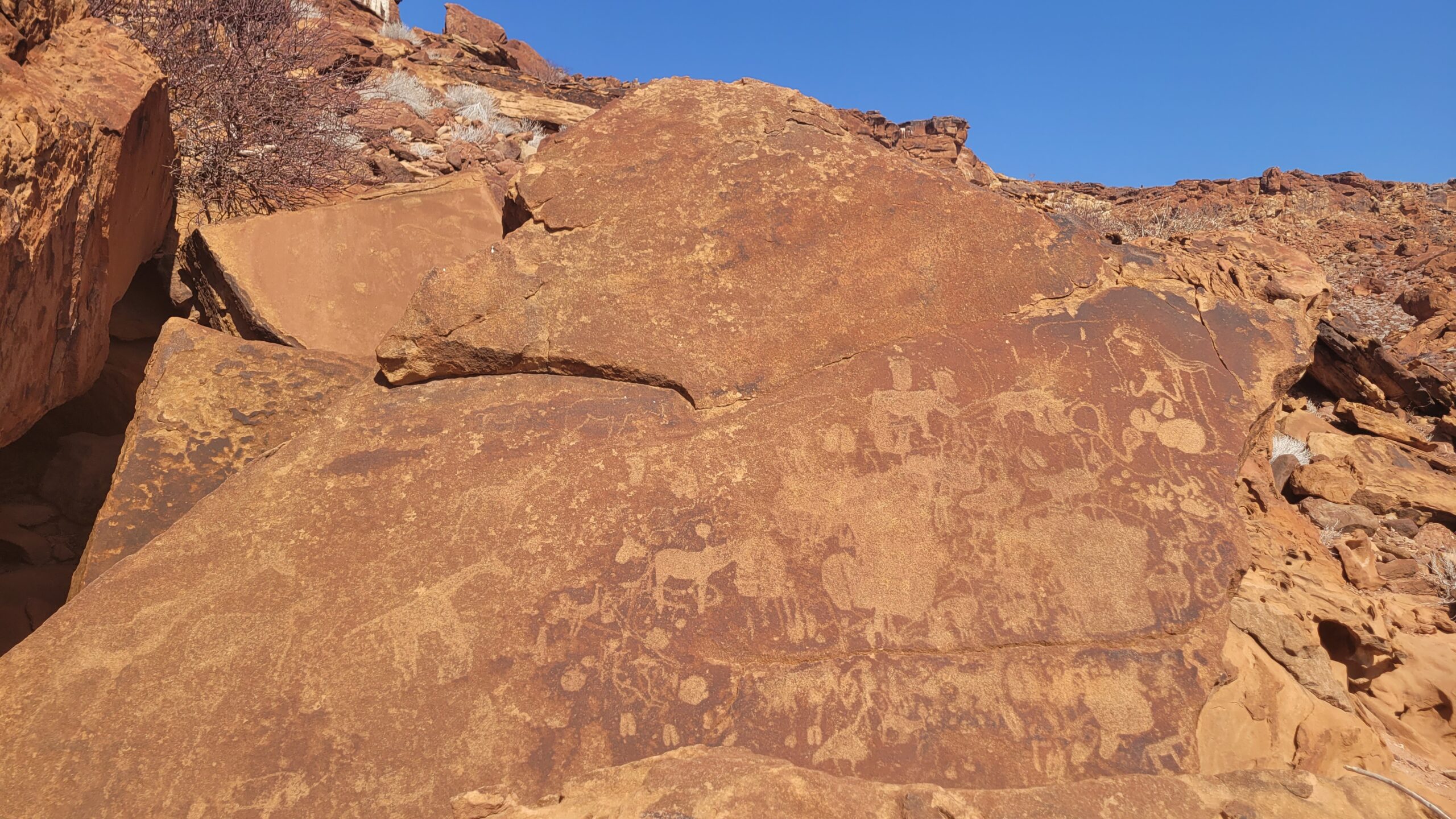 Namibie Twyfelfontein petroglyphes